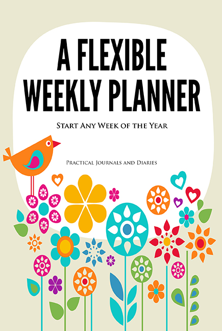 flexible weekly planner cover
